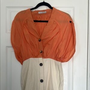 Rejina Pyo Vibrant Orange Top